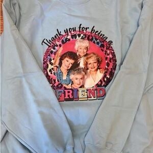 Women's Blue Graphic Sweatshirt